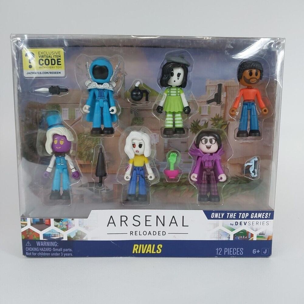 Roblox DevSeries ARSENAL RELOADED RIVALS Figure‎ Set (12 pc) NEW